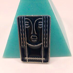 Unique Pewter Brooch by Ritz